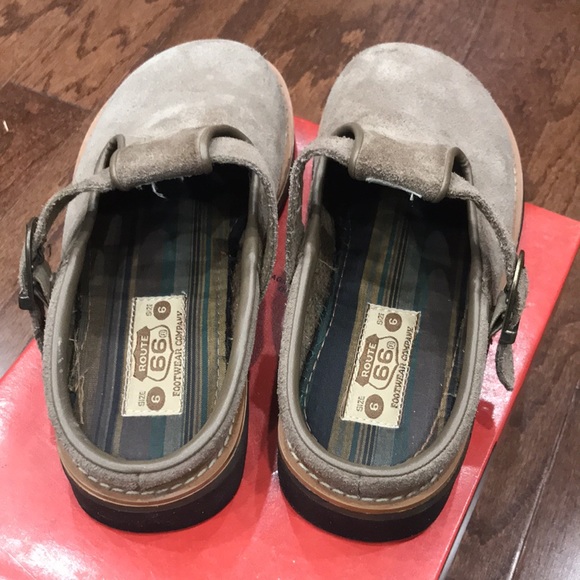 Route 66 suede clog shoes size 6 - Picture 3 of 5